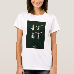 Camiseta Cubierta del menú a bordo del QE2 (litho del