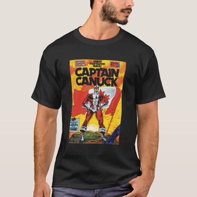Camiseta Cubierta del número 1 del capitán Canuck (Anverso)