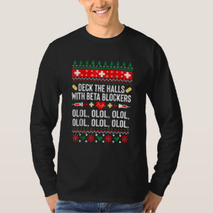 Camiseta Cubierta Los Salones Con Navidades De Enfermeras B