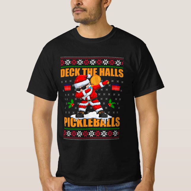 Camiseta Cubierta Los Salones Peluquería Navidades Feo Pick (Anverso)