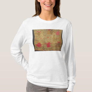 Camiseta Cubierta peruana; algodón y vicuña brochados