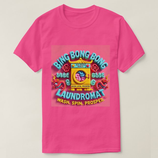 CAMISETA CUBIERTAS DE LAVANDERÍA Y MATRIMONIO DE BINGBONGBO (Diseño del anverso)