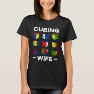 Camiseta Cubing de la esposa Speedcubing Speedcubing Speedr