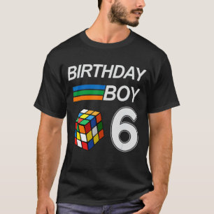 Camiseta Cubing de velocidad competitivo a 6 años de edad