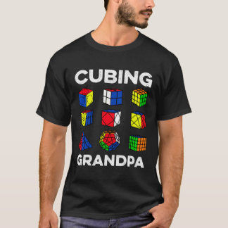Camiseta Cubing Grandpa Speedcubing Speedsolving Cuber