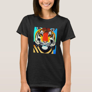 Camiseta Cubismo de tigres de Guay sonriente