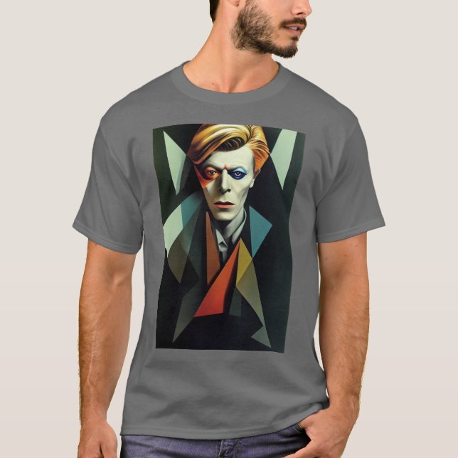 Camiseta Cubist Bowie (Anverso)