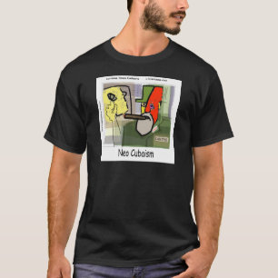 Camiseta Cubista Castro NeoCubismo Divertido