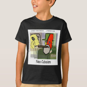 Camiseta Cubista Castro NeoCubismo Divertido