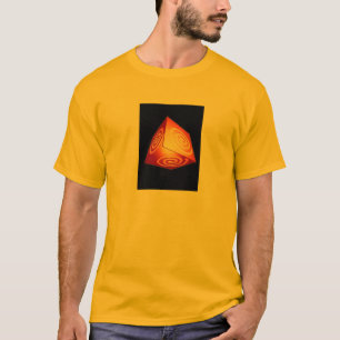 Camiseta Cubo 3D con diseño de molinete