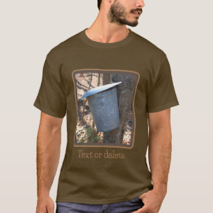 Camiseta Cubo De Basura De Azúcar De Jarabe De Arce Sobre E