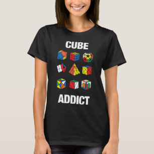 Camiseta Cubo de cubos de rompecabezas de velocidad