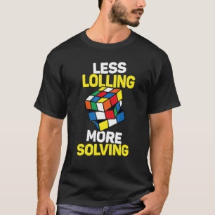 Camiseta Cubo de cubos de rompecabezas de velocidad