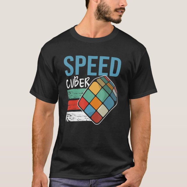 Camiseta Cubo de cubos de velocidad Cubo de velocidad Maste (Anverso)