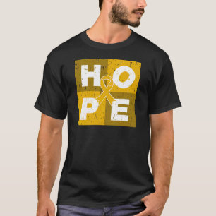 Camiseta Cubo de la ESPERANZA del cáncer del apéndice