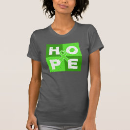 Camiseta Cubo de la ESPERANZA del linfoma de Non-Hodgkins