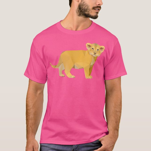Camiseta Cubo De León Adorable Triangular Para Niños (Anverso)