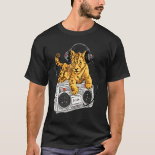 Camiseta Cubo De León Africano Boombox Blaster Hip Hop Por 