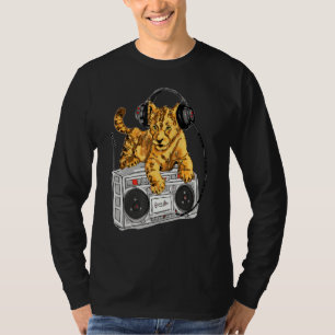 Camiseta Cubo De León Africano Boombox Blaster Hip Hop Por 
