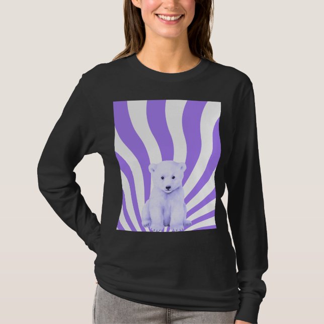 Camiseta Cubo de oso polar (Anverso)