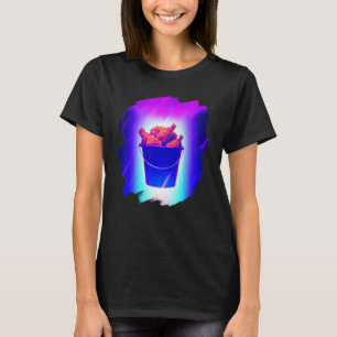 Camiseta Cubo de Pollo Frito Ala de Pollo Divertida Drumsti
