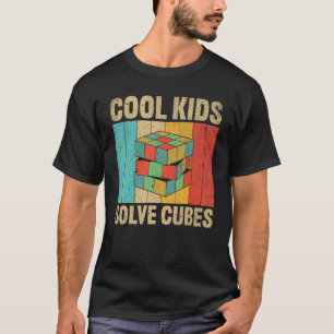 Camiseta Cubo De Rompecabezas Competitivo Los Niños De Guay