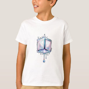 Camiseta Cubo flotante con goteo líquido de su maíz