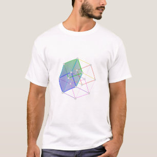 Camiseta Cubo híper 2 -- ¡ciencia fresca en 4D!