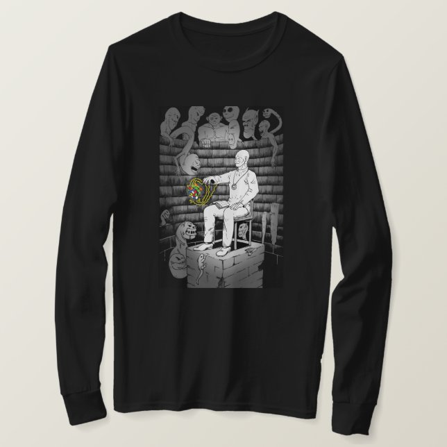 Camiseta Cubo Magia y Monstruos (Anverso del diseño)