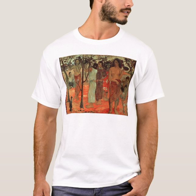 Camiseta Cubo Mahana, 1896 del cubo de Paul Gauguin el | (Anverso)