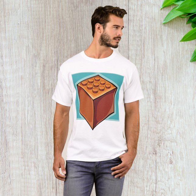 Camiseta Cubo marrón (Subido por el creador)