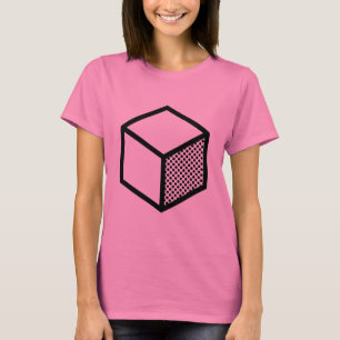 Camiseta Cubo - Negro en luz
