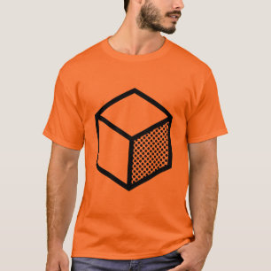 Camiseta Cubo - Negro en luz