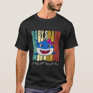 Camiseta Cubo - tiburón Doo Doo Doo del bebé del kute
