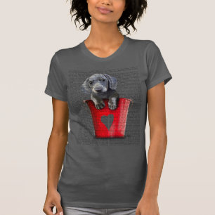 Camiseta Cubos de amor Dachshund cachorro
