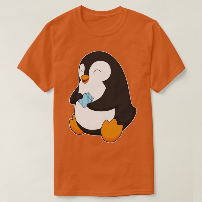 Camiseta Cubos de hielo pingüino (Diseño del anverso)