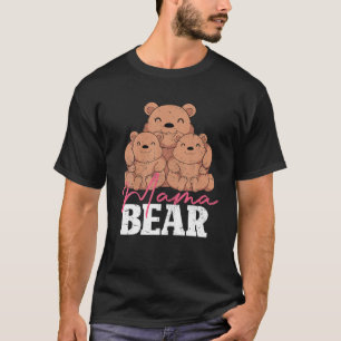 Camiseta Cubos de oso lindo oso de la familia de los animal