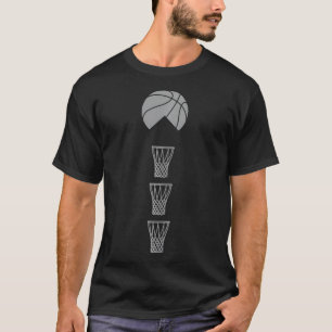 Camiseta Cubos divertidos de baloncesto para hombres