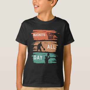 Camiseta Cubos Todo el Día   Diseño de baloncesto