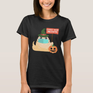 Camiseta Cubra su gato de bruja de Meowth Halloween 2020 co