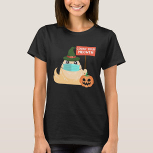 Camiseta Cubra su gato de bruja de Meowth Halloween 2020 co