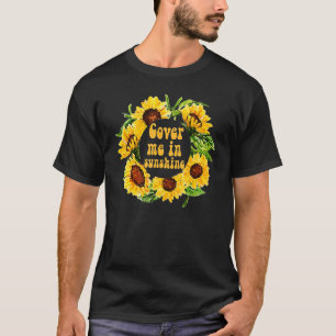 Camiseta Cubrame En El Casual De Verano De Gráfico Sunshine