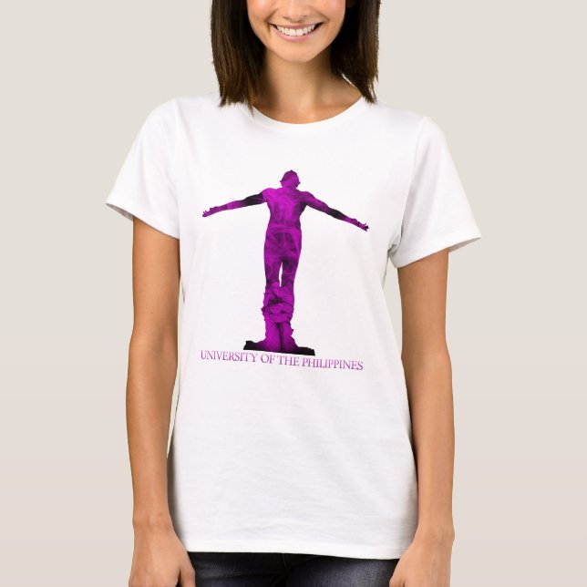 Camiseta Cubrame en rosa (Anverso)