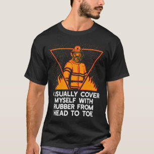 Camiseta Cubráquese con bombero de goma