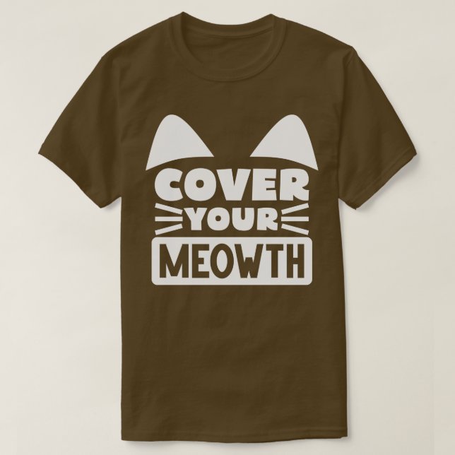 Camiseta Cubre a tu gato 2 (Diseño del anverso)