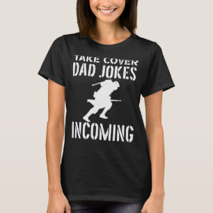 Camiseta Cubrir a los chistes de los soldados del chiste mi