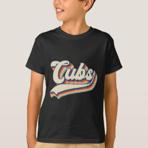 Camiseta Cubs Deportes Nombre Vintage Retro Regalo Hombres