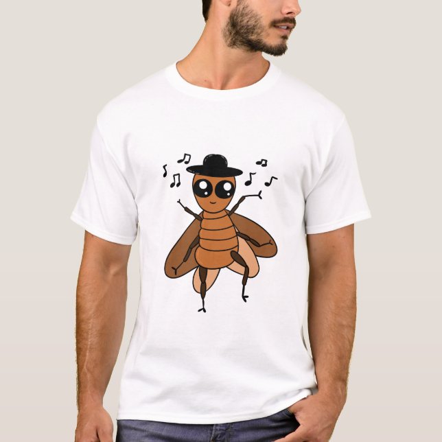 Camiseta cucaracha bailarina (Anverso)