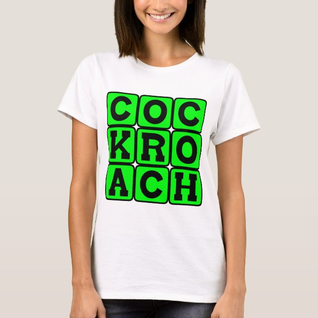 Camiseta Cucaracha, Insecto Determinado (Anverso)