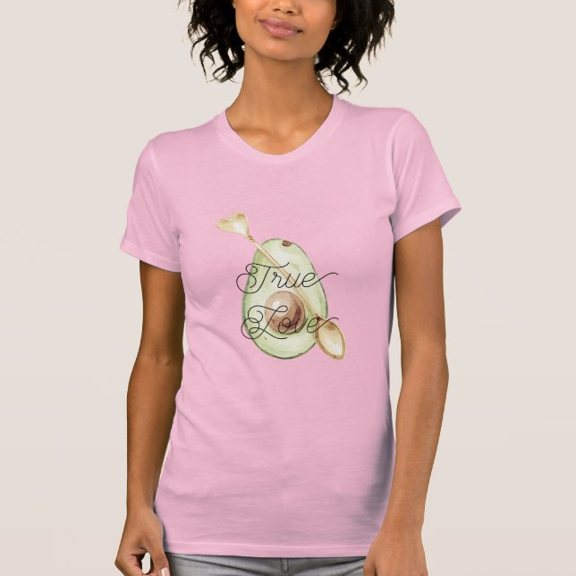 Camiseta Cuchara Corazón Aguacate (Anverso)